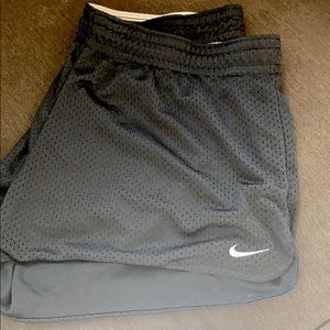 Nike black mesh short